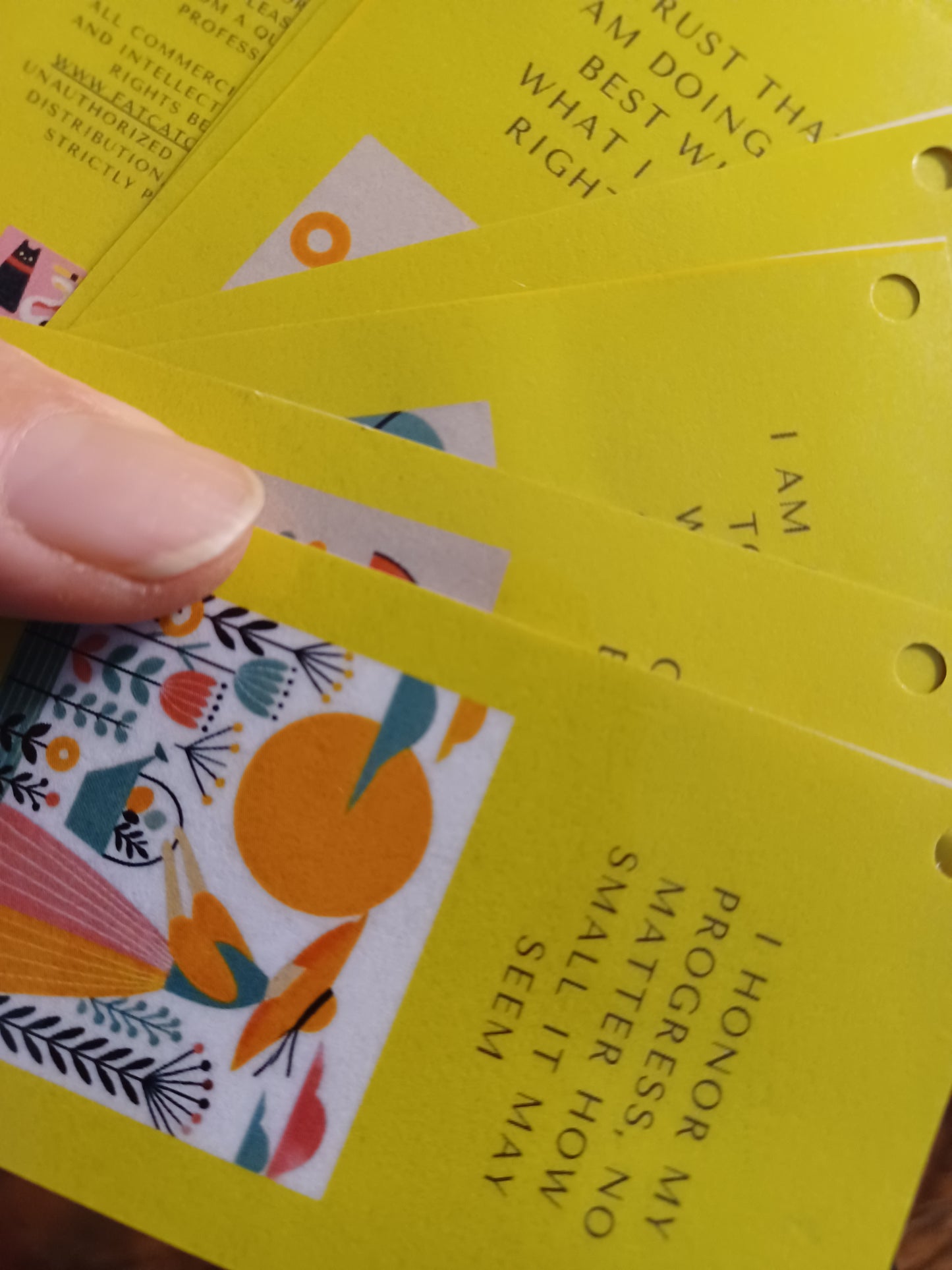MINI Affirmation Cards! "I Give Myself Grace"