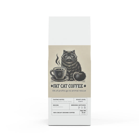 Fat Cat Coffee Decaf Coffee Blend (Medium Roast) (Ground or Bean)