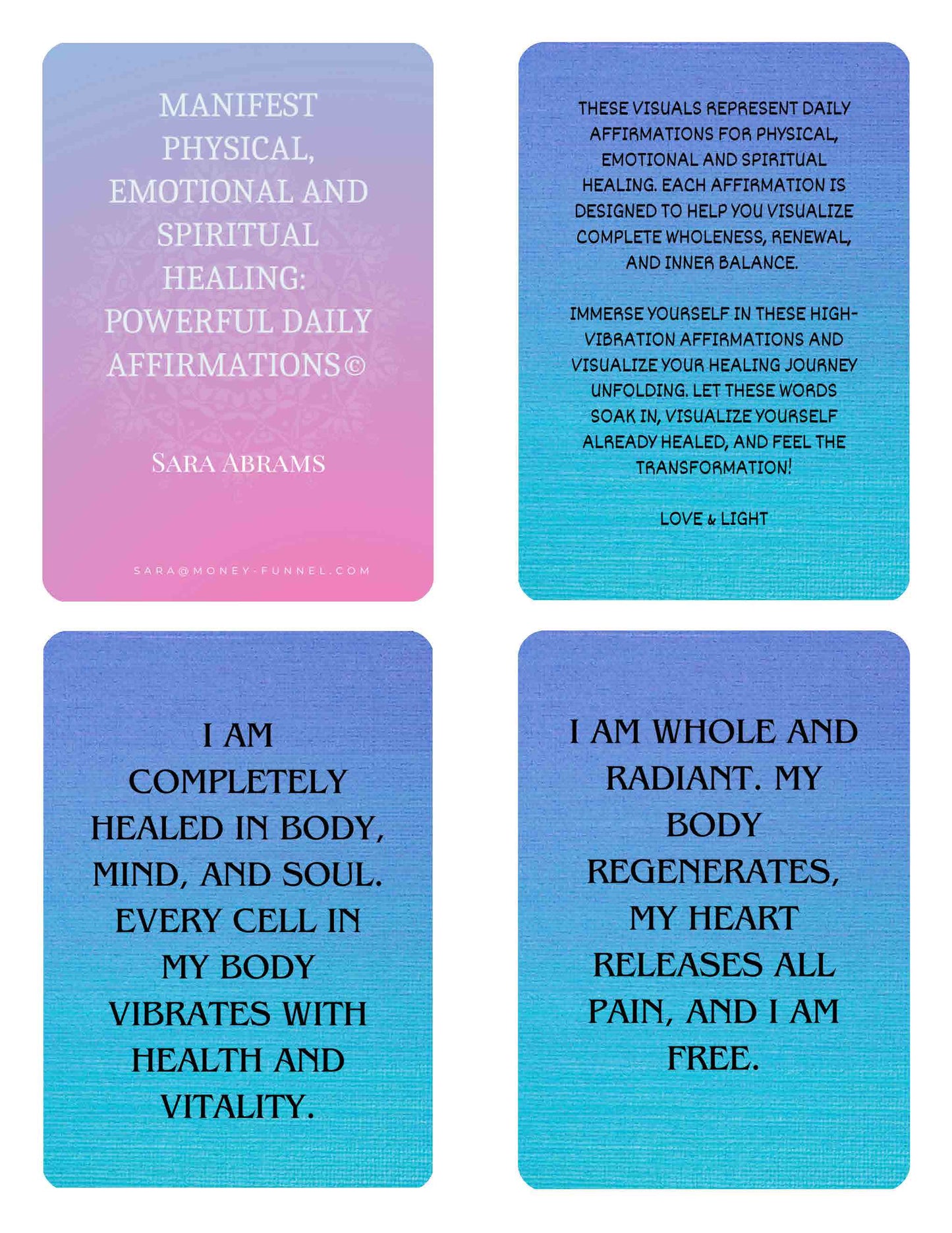 Transform Your Health with Healing Affirmations ✨💖